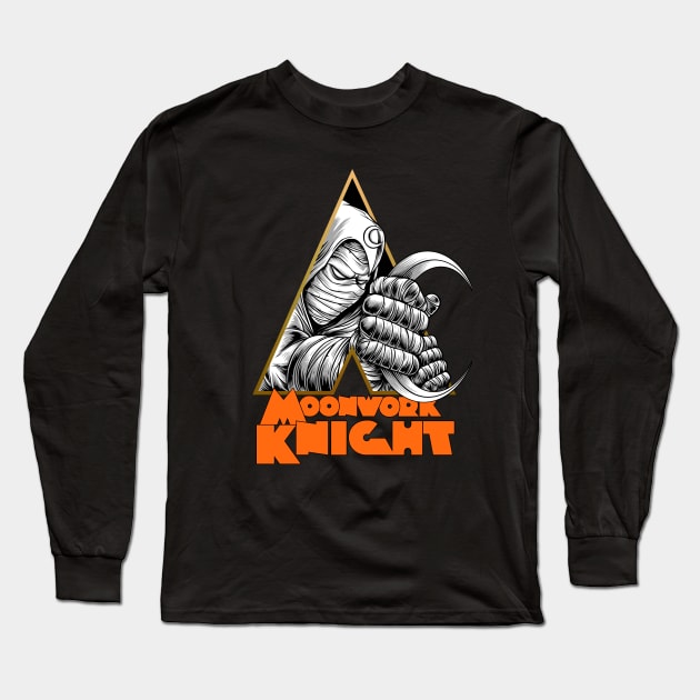 A Moonwork Knight Long Sleeve T-Shirt by joerock